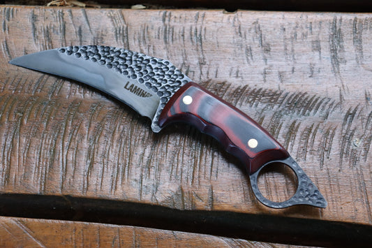 Karambit Ringmesser - Handgefertigtes Survivalmesser | LAMINA Knives