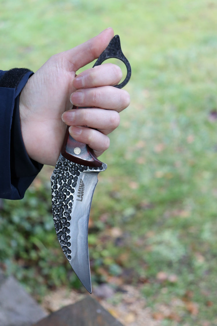 Karambit Ringmesser - Handgefertigtes Survivalmesser | LAMINA Knives