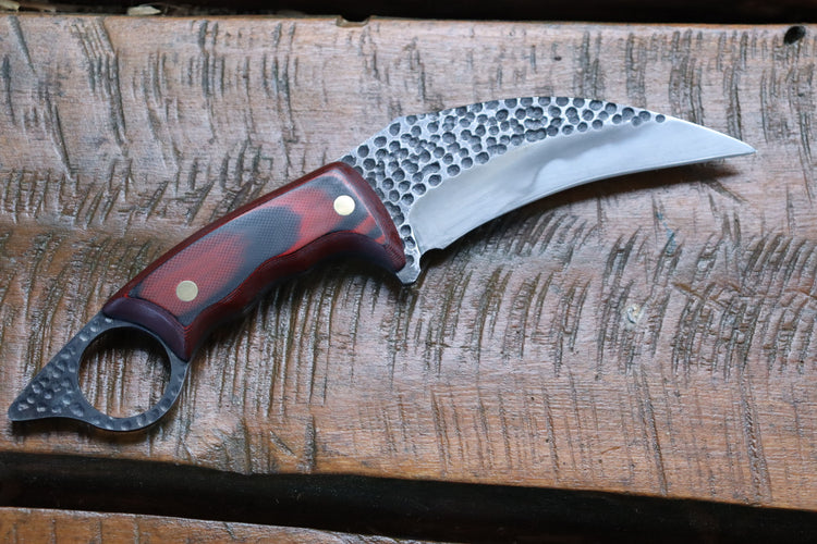 Karambit Ringmesser - Handgefertigtes Survivalmesser | LAMINA Knives