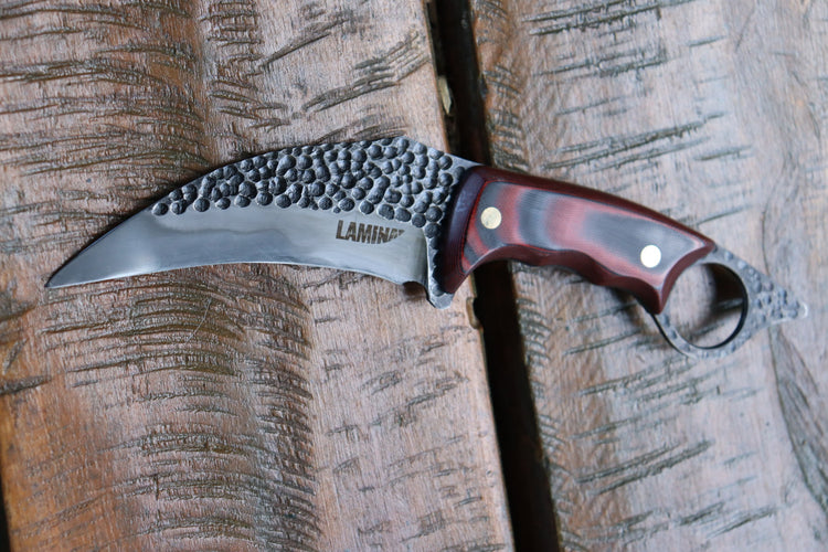 Karambit Ringmesser - Handgefertigtes Survivalmesser | LAMINA Knives