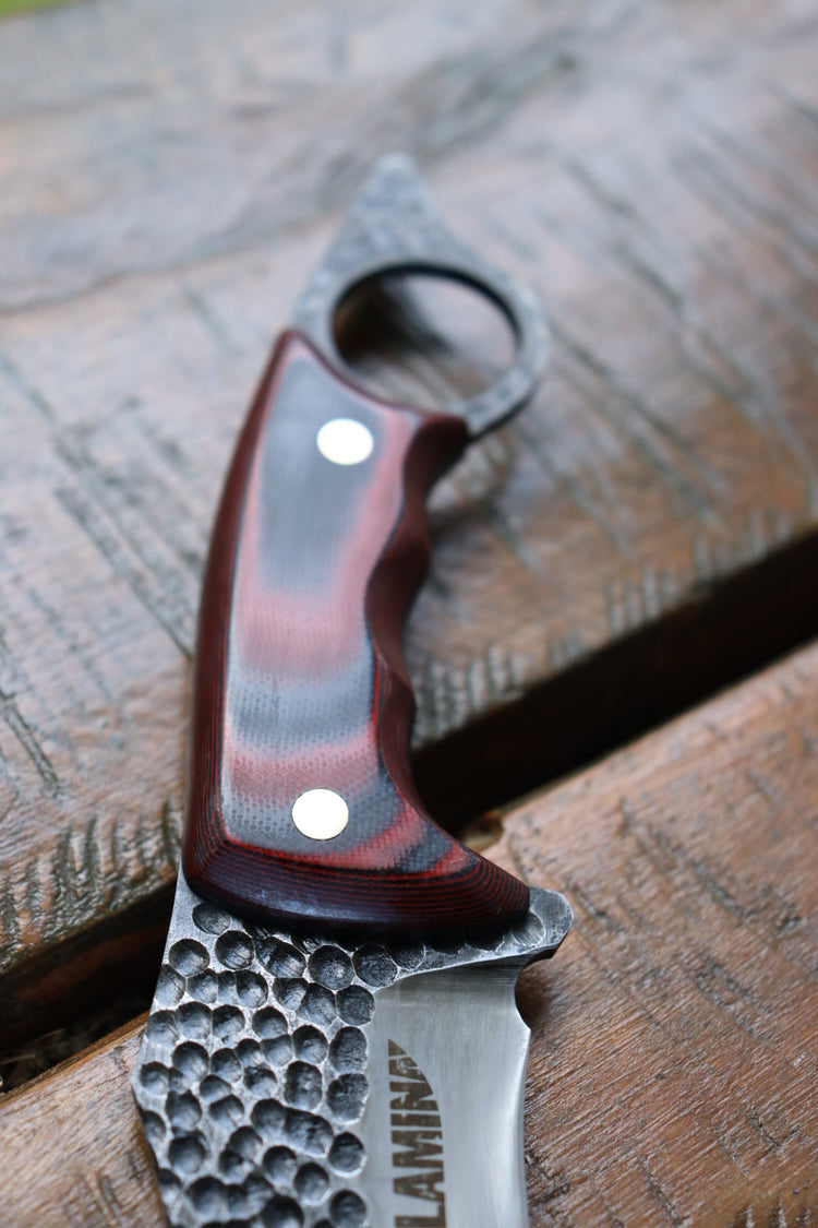 Karambit Ringmesser - Handgefertigtes Survivalmesser | LAMINA Knives