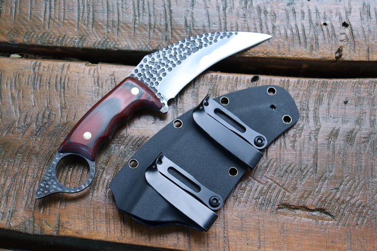 Karambit Ringmesser - Handgefertigtes Survivalmesser | LAMINA Knives