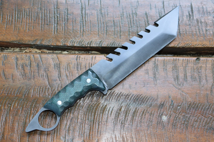 Tanto Ringmesser - Handgefertigtes  Survivalmesser | LAMINA Knives