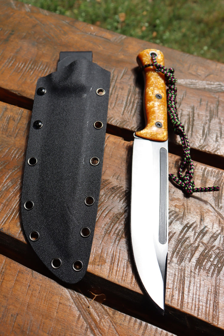 Hadrian Bushcraftmesser – 3 Jahre Garantie, LAMINA Knives